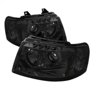 Ford Expedition Headlights - SPYDER - LED Halo - Smoke - `03-`06