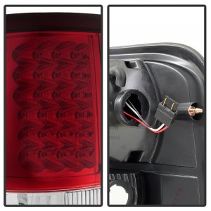 Ford F-150 Tail Lights - Rear - SPYDER - xTune LED - Red/Clear - `04-`08
