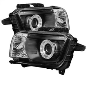 Chevrolet Camaro Projector Headlights - SPYDER - Dual Halo LED - Black - `10-`13