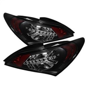 Hyundai Genesis LED Tail Lights - SPYDER - Black - `10-`12