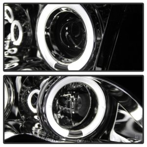 BMW 3 Series Headlights - SPYDER - Projector, LED Halo - Chrome - `02-`05 BMW 3 Series Headlights - SPYDER - Projector, LED Halo - Chrome - `02-`05