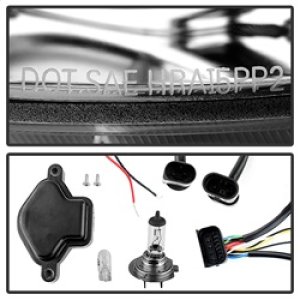 BMW 3 Series Headlights - SPYDER - Projector, LED Halo - Chrome - `02-`05 BMW 3 Series Headlights - SPYDER - Projector, LED Halo - Chrome - `02-`05