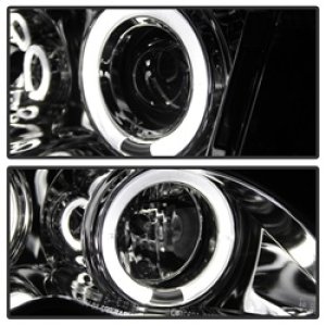 BMW 3 Series Headlights - SPYDER - Projector, LED Halo - Chrome - `02-`05 BMW 3 Series Headlights - SPYDER - Projector, LED Halo - Chrome - `02-`05