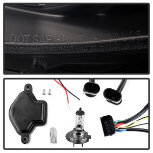 BMW 3 Series Headlights - SPYDER - Projector, LED Halo - Black - `02-`05 BMW 3 Series Headlights - SPYDER - Projector, LED Halo - Black - `02-`05