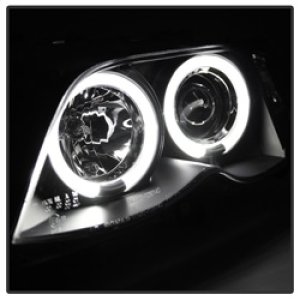 BMW 3 Series Headlights - SPYDER - Projector, LED Halo - Black - `02-`05 BMW 3 Series Headlights - SPYDER - Projector, LED Halo - Black - `02-`05