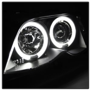 BMW 3 Series Headlights - SPYDER - Projector, LED Halo - Black - `02-`05 BMW 3 Series Headlights - SPYDER - Projector, LED Halo - Black - `02-`05