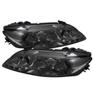 Mazda 6 Headlights - SPYDER - Projector, LED Halo, DRL, Fog Lights - Smoke - `03-`05
