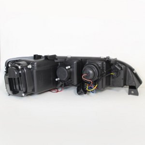 Mazda 6 Headlights - SPYDER - Projector, LED Halo, DRL, Fog Lights - Smoke - `03-`05