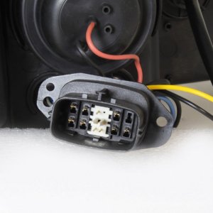 Mazda 6 Headlights - SPYDER - Projector, LED Halo, DRL, Fog Lights - Smoke - `03-`05