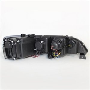 Mazda 6 Headlights - SPYDER - Projector, LED Halo, DRL, Fog Lights - Smoke - `03-`05