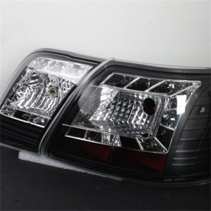 Toyota Camry LED Tail Lights - SPYDER - Black - `07-`09