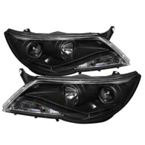 Volkswagen Tiguan Headlights - SPYDER - Projector DRL - Black - `09-`11