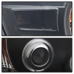 Chevrolet Malibu Headlights - SPYDER - Projector + LED Halo - Black - `04-`07