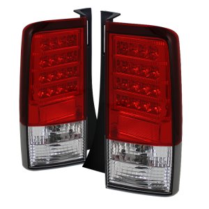 Scion XB LED Tail Lights - Rear - SPYDER - Version 2 - Red Clear - `03-`07