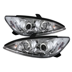Toyota Camry Headlights - SPYDER - DRL Projector - Chrome - `02-`06