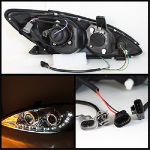 Toyota Camry Headlights - SPYDER - DRL Projector - Chrome - `02-`06