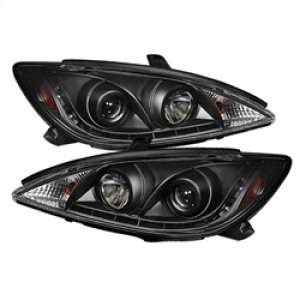 Toyota Camry Headlights - Front - SPYDER - Projector DRL - Black - `02-`06