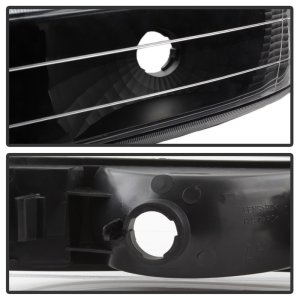 Chevrolet Silverado Bumper Lights - SPYDER - XTune Amber Reflector - Black - `99-`02