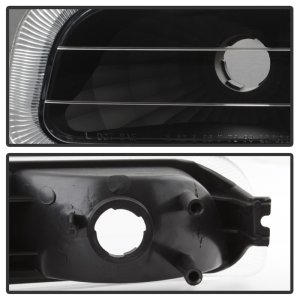 Chevrolet Silverado Bumper Lights - SPYDER - XTune Amber Reflector - Black - `99-`02