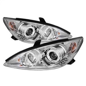 Toyota Camry Headlights - SPYDER - Projector - LED Halo - Chrome - `02-`06