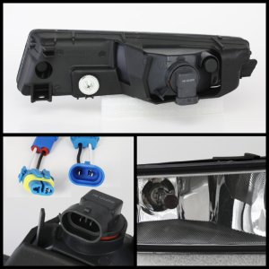 Acura TL Fog Lights - SPYDER - OEM - Clear - `02-`03