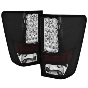 Nissan Titan LED Tail Lights - SPYDER - Black - `04-`14 Nissan Titan LED Tail Lights - SPYDER - Black - `04-`14