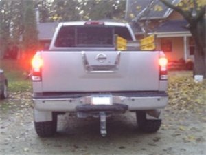 Nissan Titan LED Tail Lights - SPYDER - Black - `04-`14