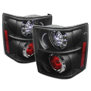 Land Rover Range Rover Tail Lights - Rear - SPYDER - LED, Pair - Black - `03-`05