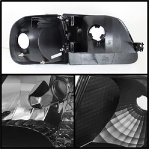 Ford F-150 Headlights - Front - SPYDER - xTune Crystal w/Corner - Black - `97-`03 Ford F-150 Headlights - Front - SPYDER - xTune Crystal w/Corner - Black - `97-`03