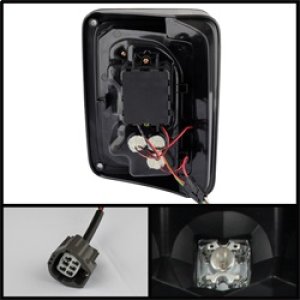 Jeep Wrangler Tail Lights - SPYDER - LED - Black - `07-`15