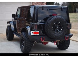 Jeep Wrangler LED Tail Lights - SPYDER - Smoke - `07-`15
