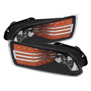 Scion TC Fog Lights - SPYDER - LED w/Switch - Clear - `05-`10