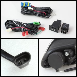 Scion TC Fog Lights - SPYDER - LED w/Switch - Clear - `05-`10