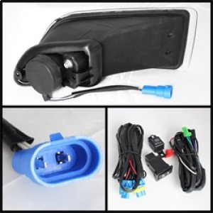 Scion TC Fog Lights - SPYDER - LED w/Switch - Clear - `05-`10