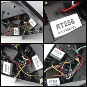 Mercedes-Benz C-Class LED Tail Lights - SPYDER - Black - `11-`14 Mercedes-Benz C-Class LED Tail Lights - SPYDER - Black - `11-`14