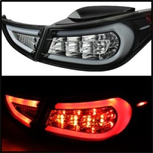 Hyundai Elantra LED Tail Lights - SPYDER - Light Bar - Black - `11-`13