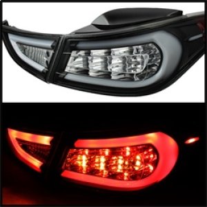 Hyundai Elantra LED Tail Lights - SPYDER - Light Bar - Black - `11-`13