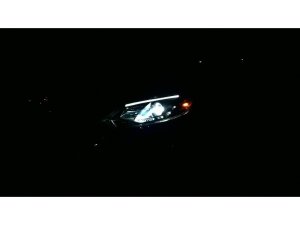 Ford Focus Headlights - SPYDER - Projector, DRL - Black - `12-`14