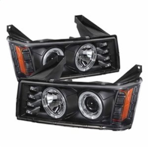 Chevrolet Colorado Headlights - SPYDER - LED Halo Projector - Black - `04-`12