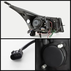 Chevrolet Cruze Headlights - SPYDER - DRL Projector Light Tube - Chrome - `11-`14