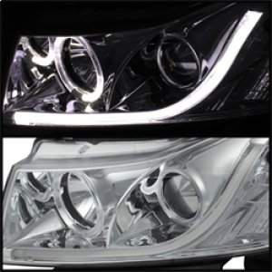 Chevrolet Cruze Headlights - SPYDER - DRL Projector Light Tube - Chrome - `11-`14