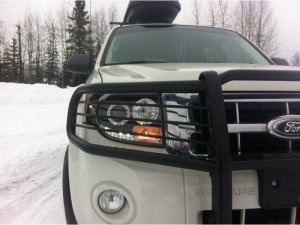 Ford Escape Headlights - SPYDER - DRL Projector - Black - `08-`12