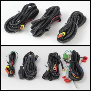 Toyota FJ Cruiser Fog Lights - SPYDER - With LED Daytime Running Lights - Black - `07-`14