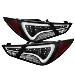 Hyundai Sonata Tail Lights - SPYDER - Light Bar LED - Black - `11-`13