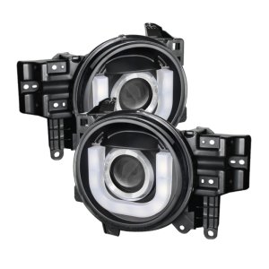 Toyota FJ Cruiser Headlights - SPYDER - 3D DRL LED Projector - Black - `07-`14 Toyota FJ Cruiser Headlights - SPYDER - 3D DRL LED Projector - Black - `07-`14