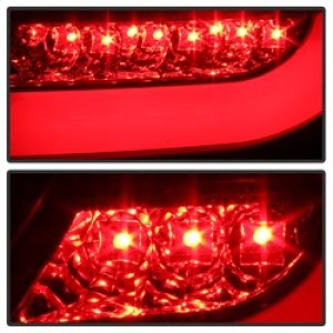 Pontiac Grand Prix LED Tail Lights - SPYDER - Light Bar - Black - `04-`08