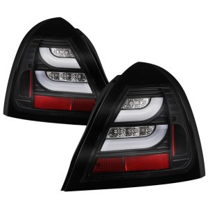 Pontiac Grand Prix LED Tail Lights - SPYDER - Light Bar - Black - `04-`08