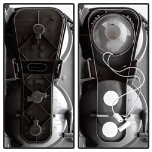 Land Rover Range Rover Tail Lights - Rear - SPYDER - XTune Euro Style - Clear - `06-`09 Land Rover Range Rover Tail Lights - Rear - SPYDER - XTune Euro Style - Clear - `06-`09