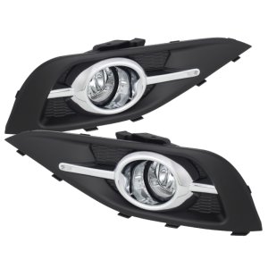 Honda CRV Fog Lights - SPYDER - OEM with Switch - Clear - `12-`14