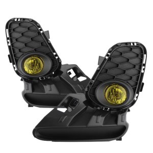 Mazda 3 Fog Lights - SPYDER - OEM w/Switch - Yellow - `12-`13